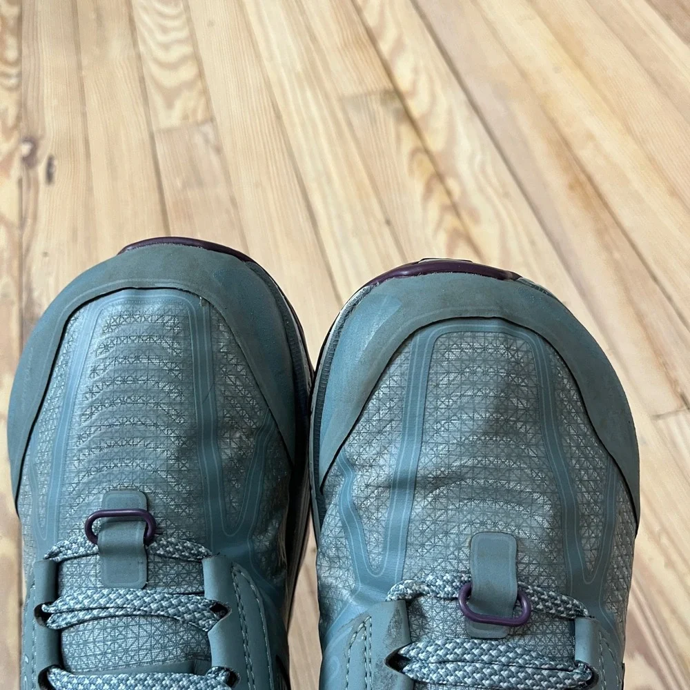 Altra Lone Peak 4 Trail Running Shoes Womens 8.5 Teal Purple Hiking ALW1855L224